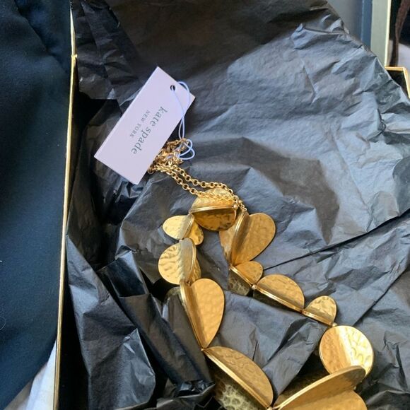 Kate Spade Metal Petal gold Necklace - Picture 3 of 5